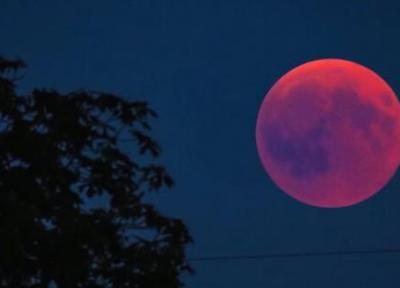 همزمانی ابَر ماه و خسوف در روز چهارشنبه