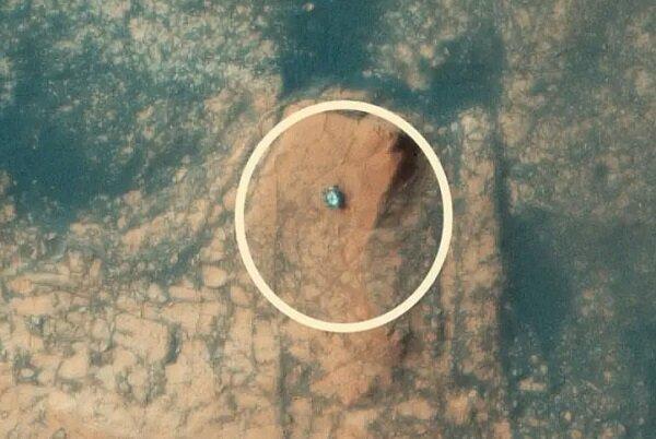 انتشار اولین عکس هوایی از کوهنوردی مریخ نورد کنجکاوی
