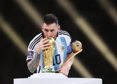 عکس ، طرح ویژه فیفا به مناسبت قهرمانی آرژانتین در جام جهانی با فرماندهی مسی